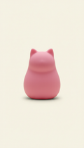 Rosy Pink Silicone Cat Toy