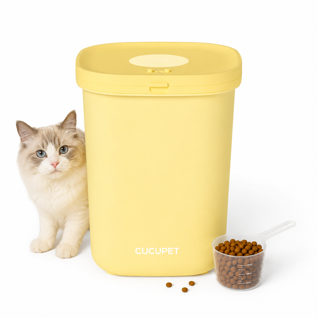 Airtight Vacuum Pet Food Storage Container