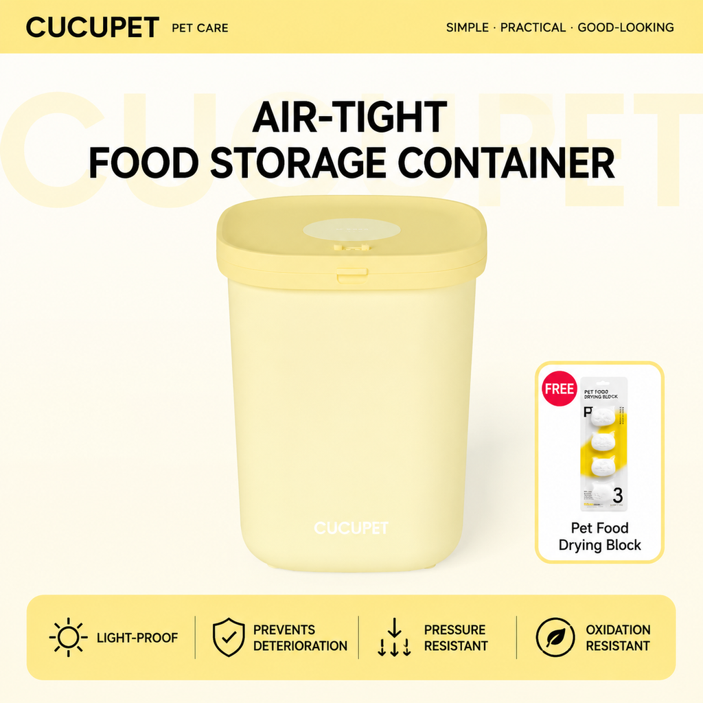 Airtight Vacuum Pet Food Storage Container