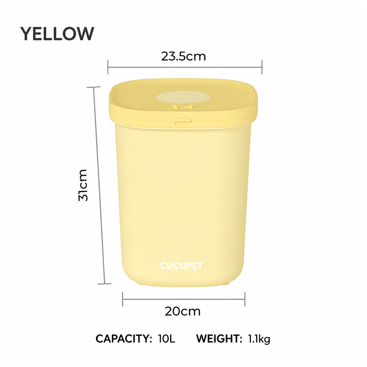 Airtight Vacuum Pet Food Storage Container