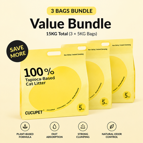 100% Tapioca-Based Cat Litter