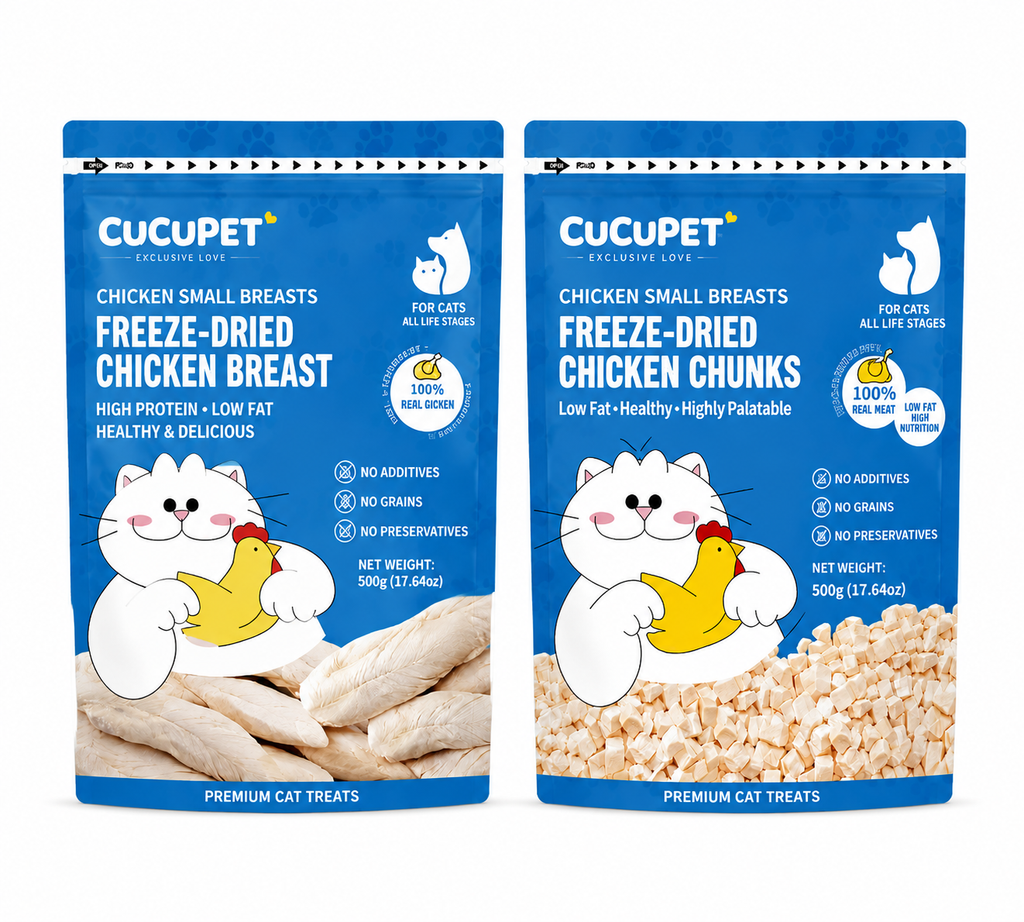 100% Chicken Freeze-Dried Treats Set
