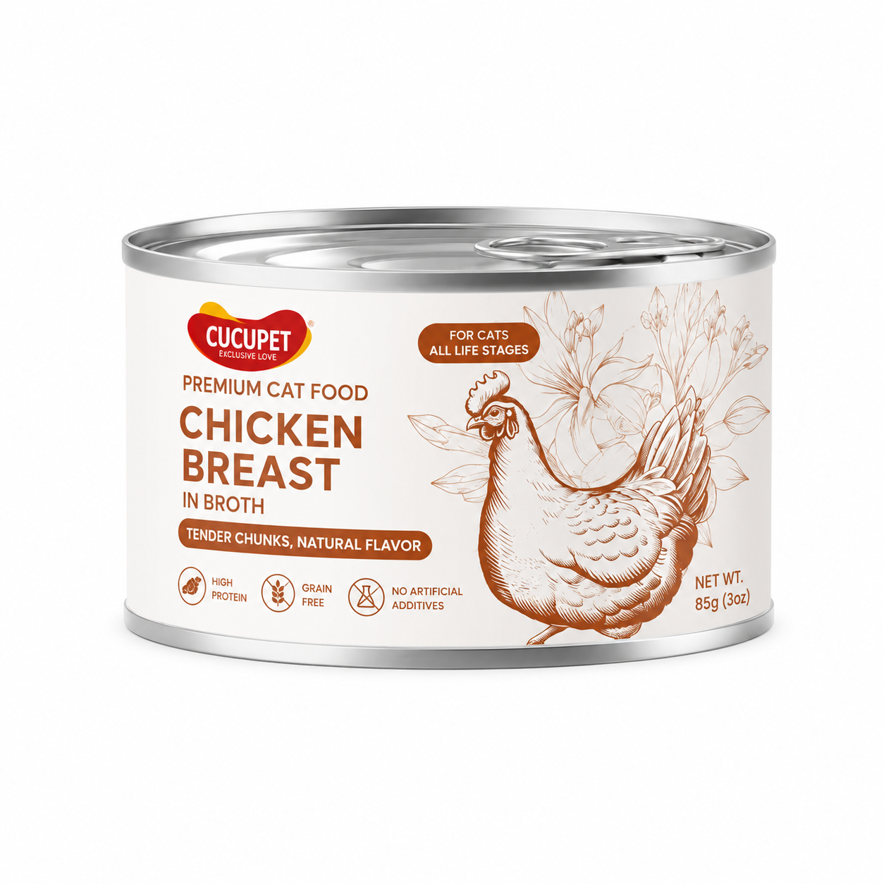 Chicken & Duck Breast Meat Chunks