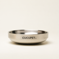 Double-Wall Stainless Steel Pet Food Bowl