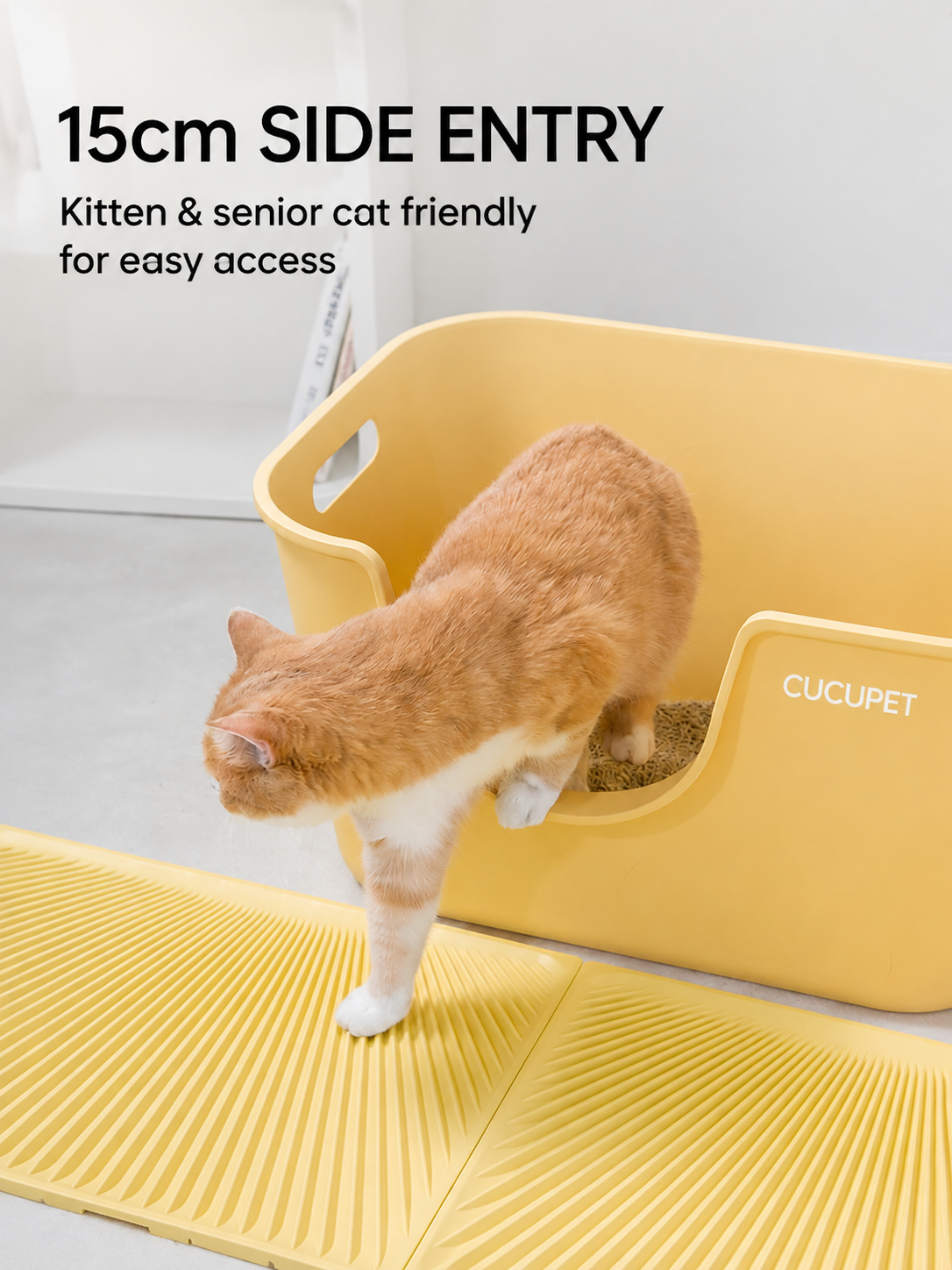 Extra Large High-Sided Cat Litter Box