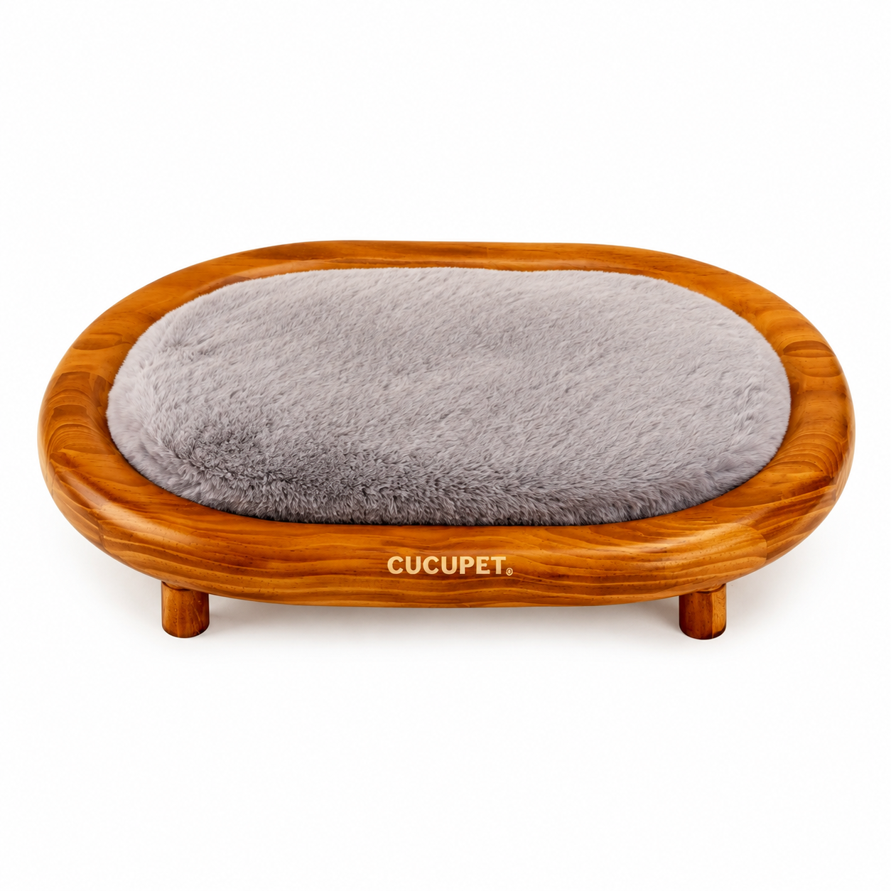 Luxury Wooden Pet Bed