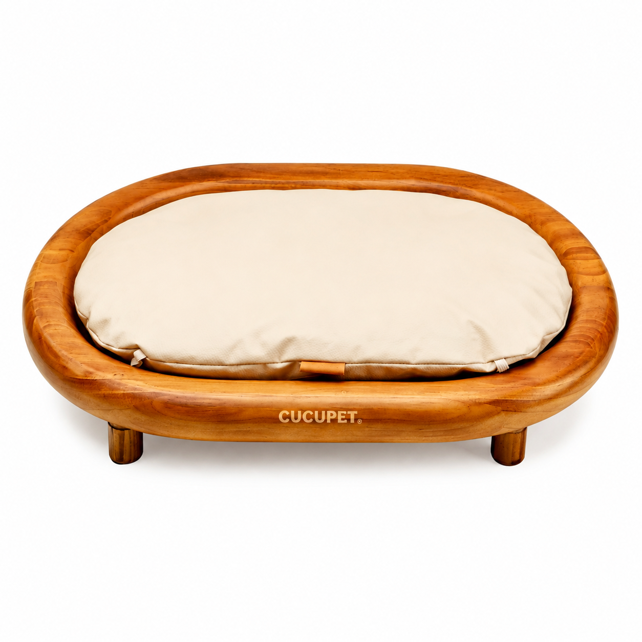 Luxury Wooden Pet Bed