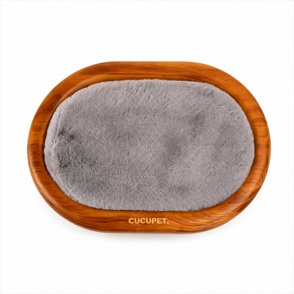 Luxury Wooden Pet Bed