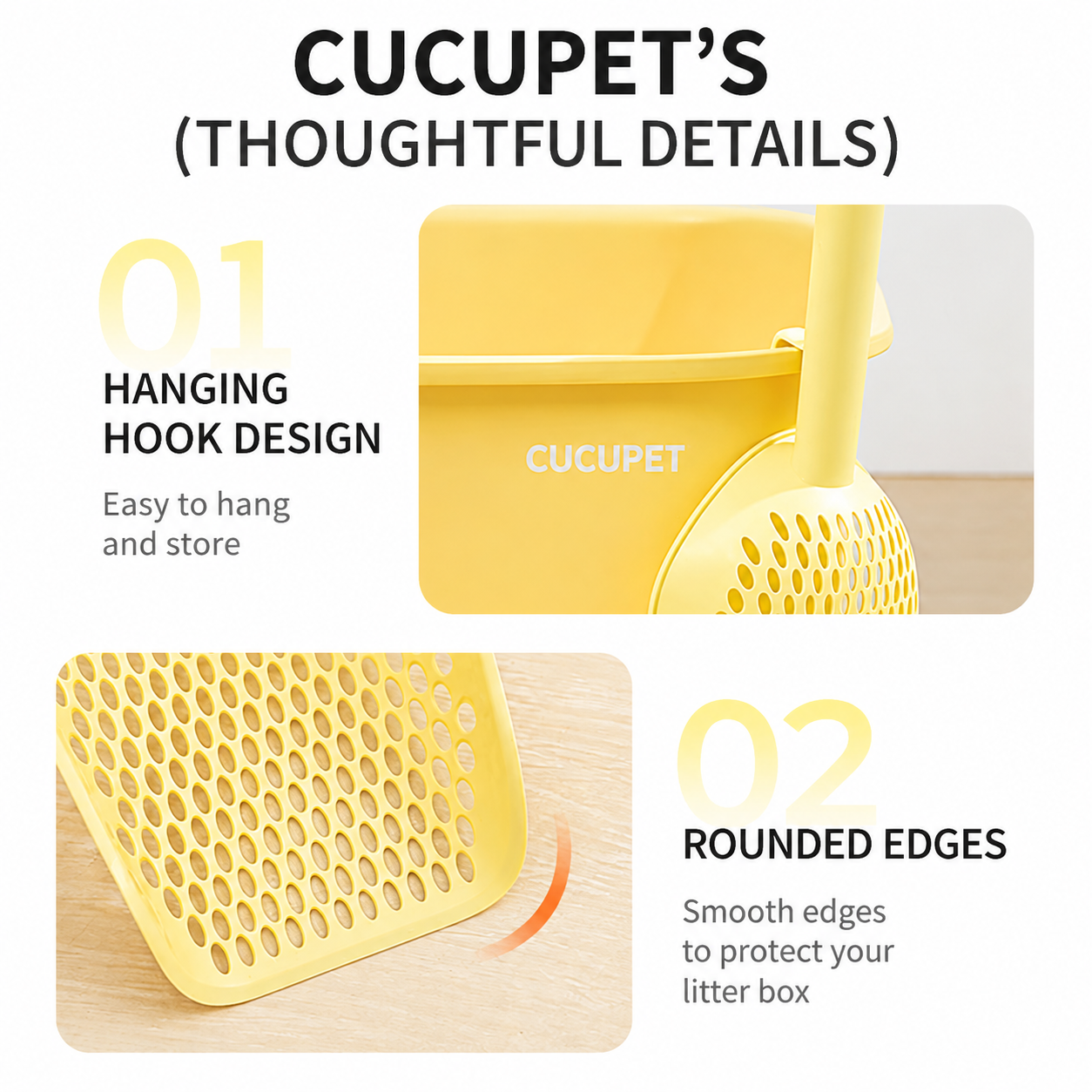 Mineral Cat Litter Scoop