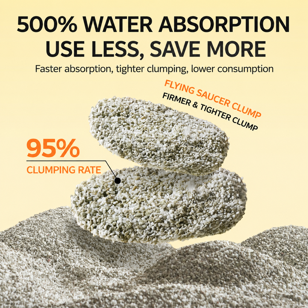 Mineral Cassava Cat Litter
