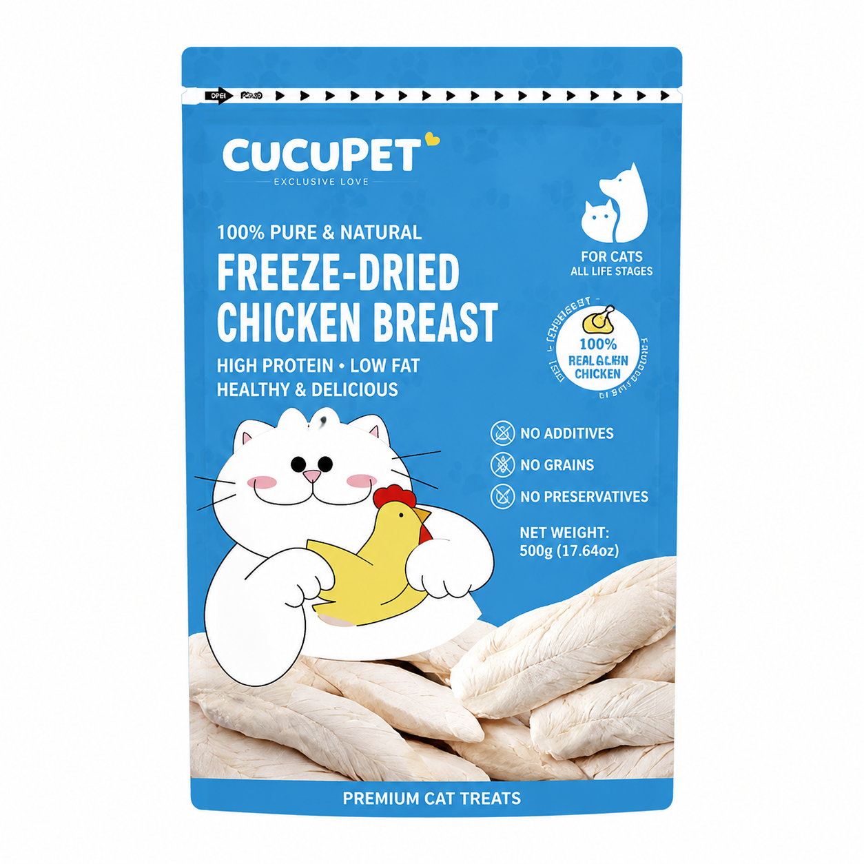 100% Chicken Breast Freeze-Dried Treats